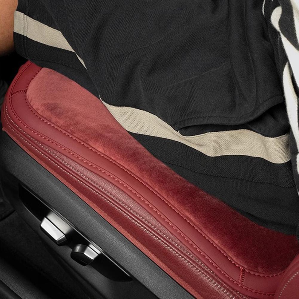 Flannel universal model three-piece car cushion winter car front rear velvet seat thickening an G6G9