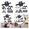 Ab Exercise Bike, 2 Push-up Bars, Jump Rope, Hand Gripper, Resistance Band, Knee Mat, Training