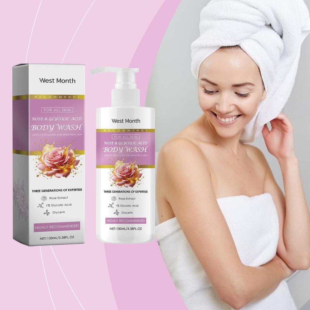 Exfoliating Shower Gel Deep Cleansing Remove Old Dead Skin Brighten Skin