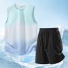 Men's Casual Sports Set Summer Thin Running Speed Dry Two-piece Set