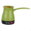 Elektrischer türkischer Kaffeekocher Leicht Anti-Verbrühung Tragbar mit langem Griff Grün