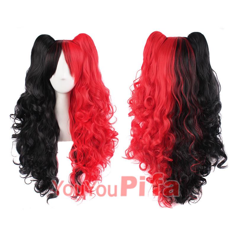 Lolita Double Ponytail Curly Cosplay Wig with Tiger Clip