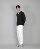 Seinteukeulu Plain V-Neck Sweatshirt Rvs-874 Black