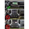 Center Control Headlight Radio AC Switch Knob  Ring Trim For 22+ Chevy Silverado