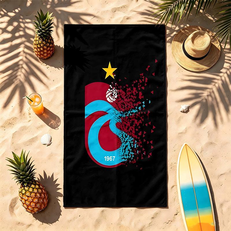 Trabzonspor (19) Thema Strandtuch Sandabweisend Weich Und Bequem Geeignet Für Den Pool Camping Yoga Und Tauchen Ein Reise-Essential