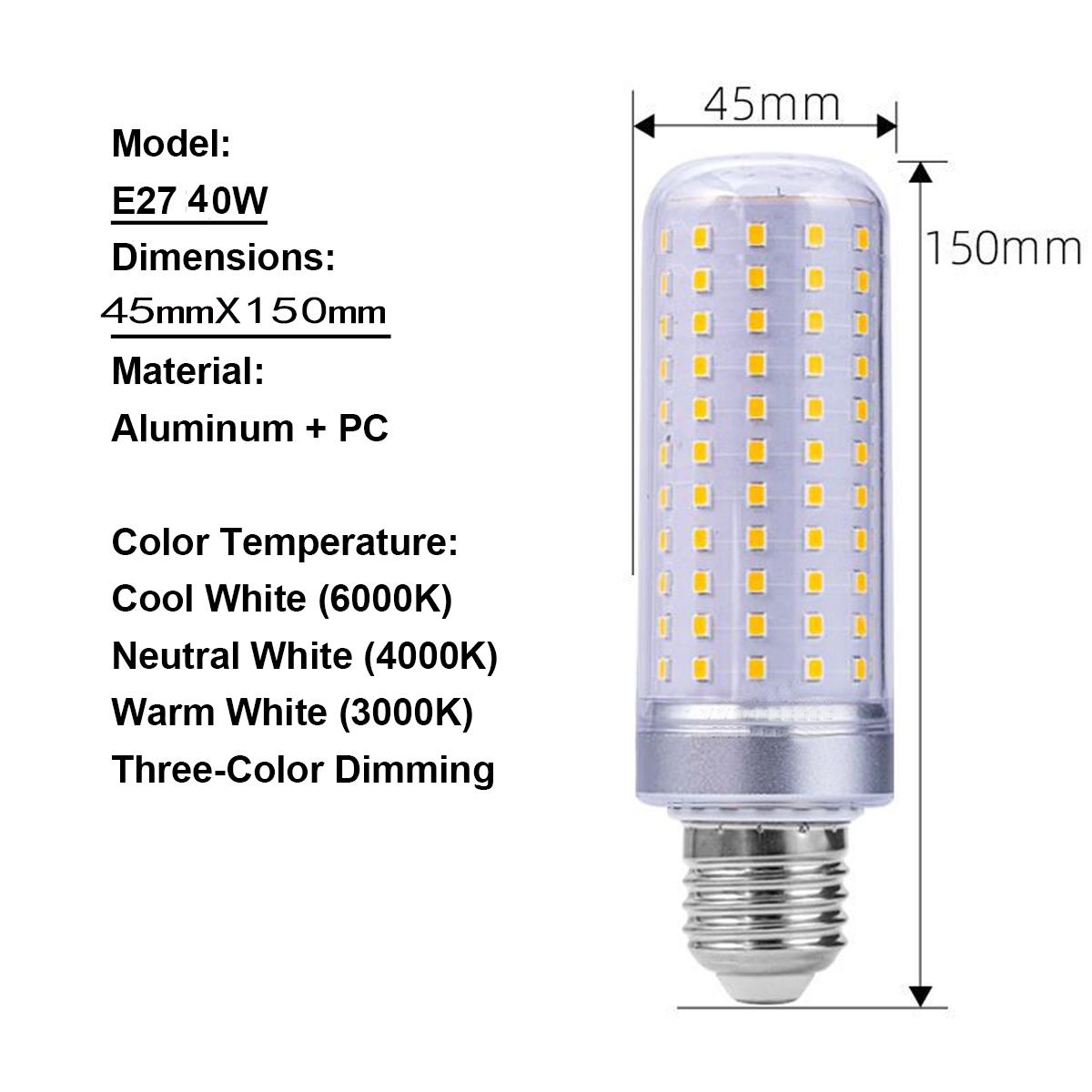 

E14 E27 12w 16w 20w 24w 40w Светодиодная кукурузная лампа Декорация Лампы высокой яркости 220в Комнатное освещение Лампа Освещение Чип Smd2835 Дом Neutral White