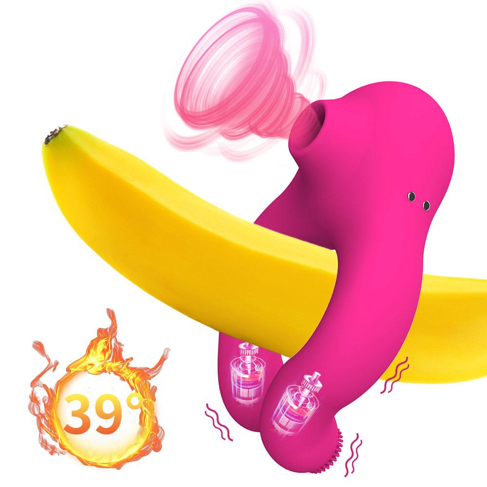 10 Frekvens sugende Vibrator Sex Shop Penisring Clit Suger Cock Ring Voksenprodukter Pungmassasjeapparat Sexleketøy for par