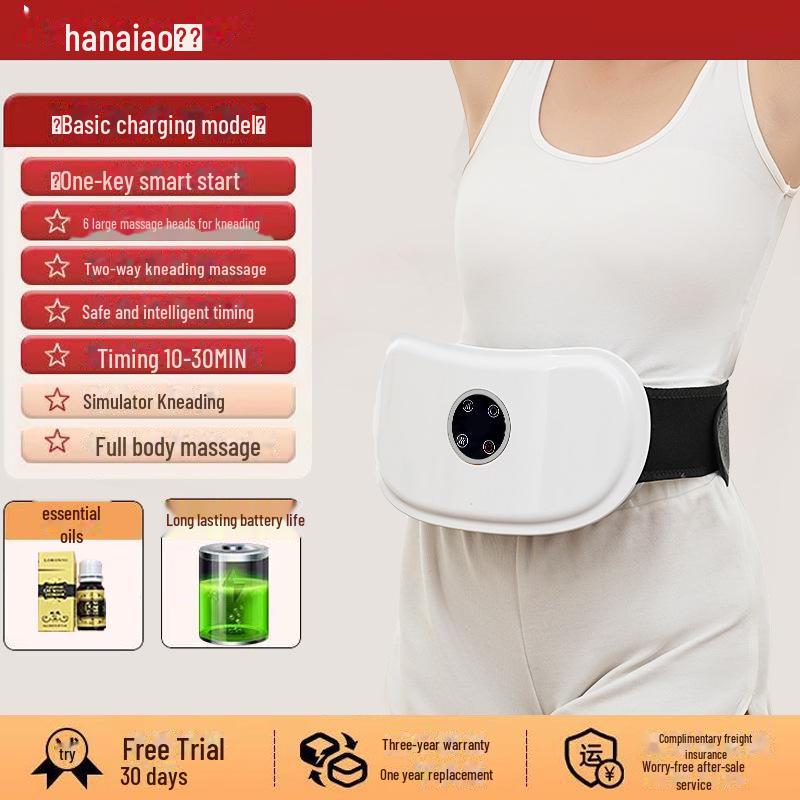 Bianstone Abdominal Massager and Moxibustion Therapy for Intestinal Health
