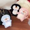 Cute Cartoon Bow Tie Penguin Plush Keychain Kawaii Penguin Stuffed Doll Pendant Backpack Decoration Pendant Accessories Gift