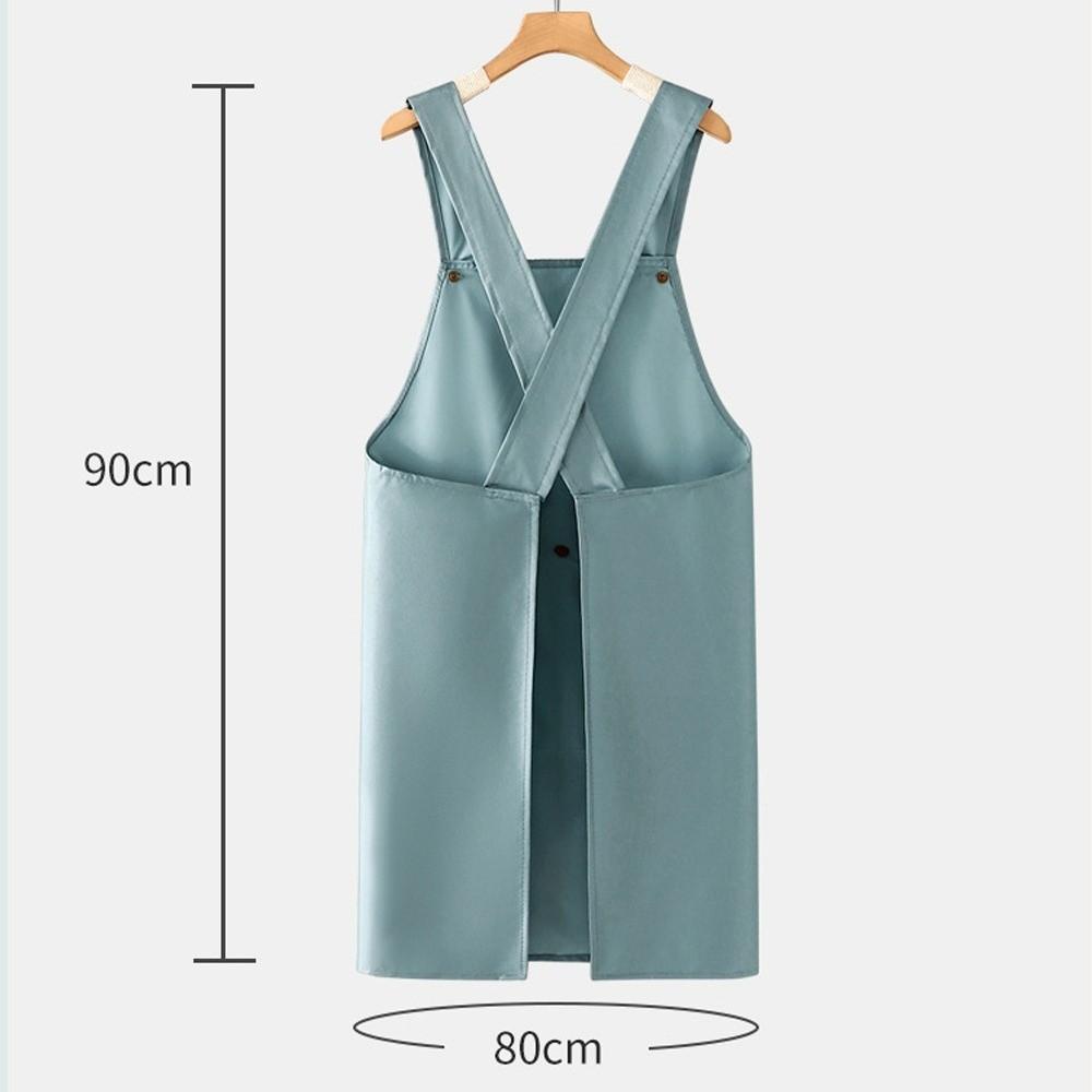 Creative PVC Baking Cooking Aprons Waterproof Solid Color Apron Sleeveless Antipollution Workwear Kitchen Accessories
