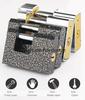 1Pcs Marble Texture Rectangular Horizontal Opening Lock Anti-theft Padlock Stainless Steel Burglar Padlock Security Safety Lock