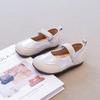 Girls' leather shoes 2025 spring and autumn new soft-soled children's shallow mouth single shoes fashion princess shoes girls Mary Jane shoes tide