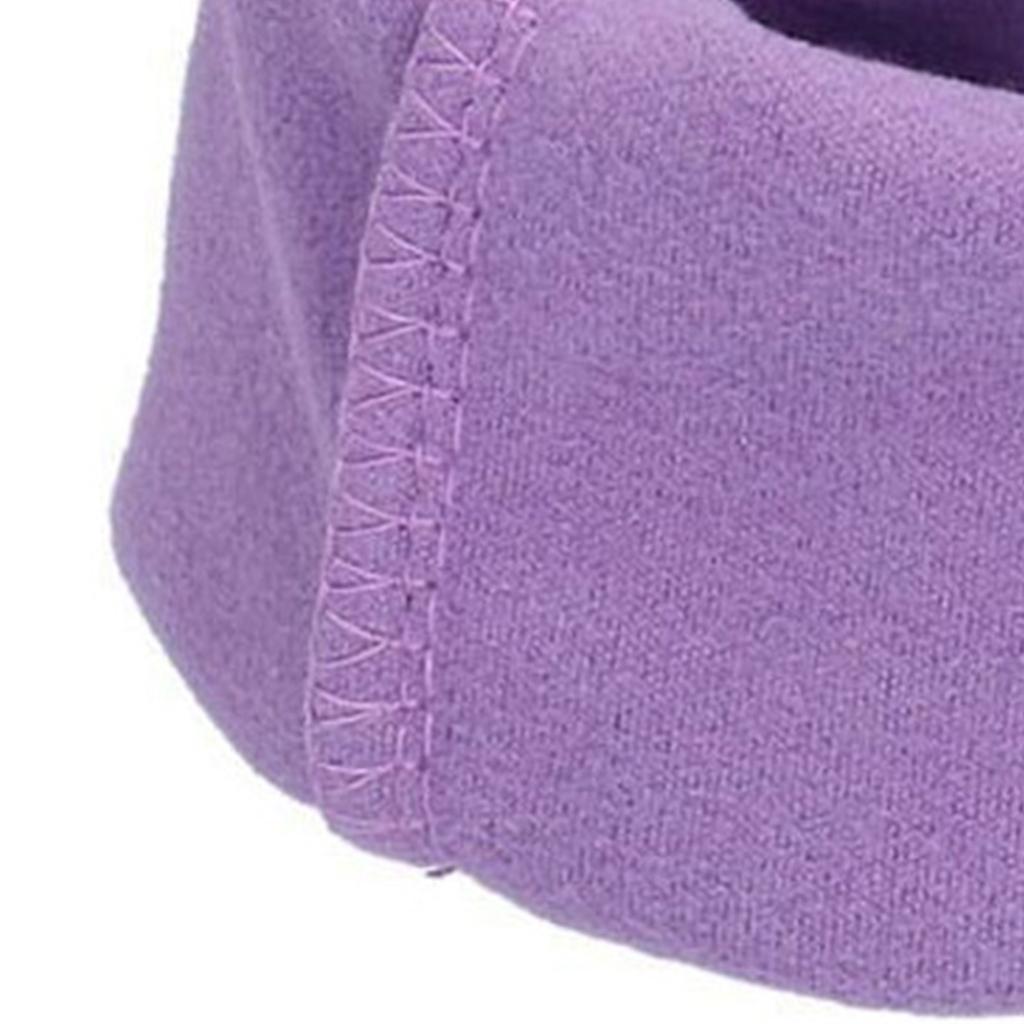 Dog Quiet Ear Cover Purple Pet Noise Protection Calming Ear Muffs Anxiety Relief Warm Soft Snood S