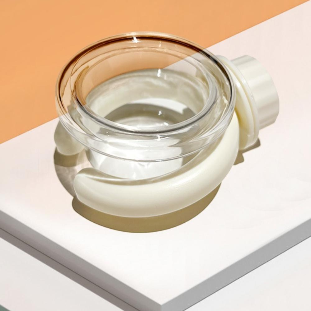 

Прозрачная кормушка для птиц из АБС-пластика, контейнер для еды, новый диспенсер для воды, товары для животных Round-Beige