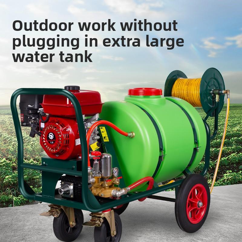 Cart type sprayer 160 liters rechargeable 220V high pressure agricultural disinfection machine