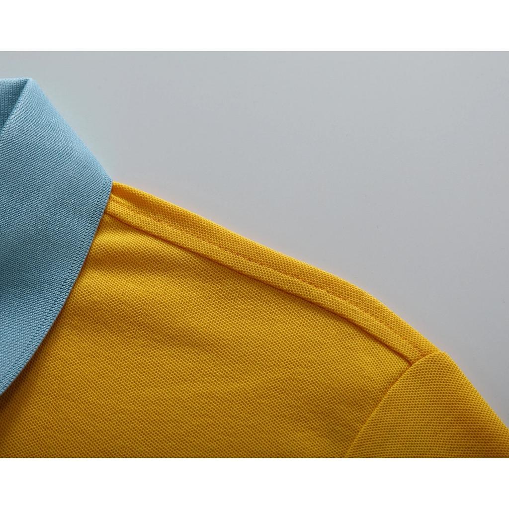 STORN Męska Koszulka Polo Kazachstan Długi Rękaw Casualowa Bawełna Wysokiej Jakości Haft Luksusowe Szycie Kontrastowy Kolor