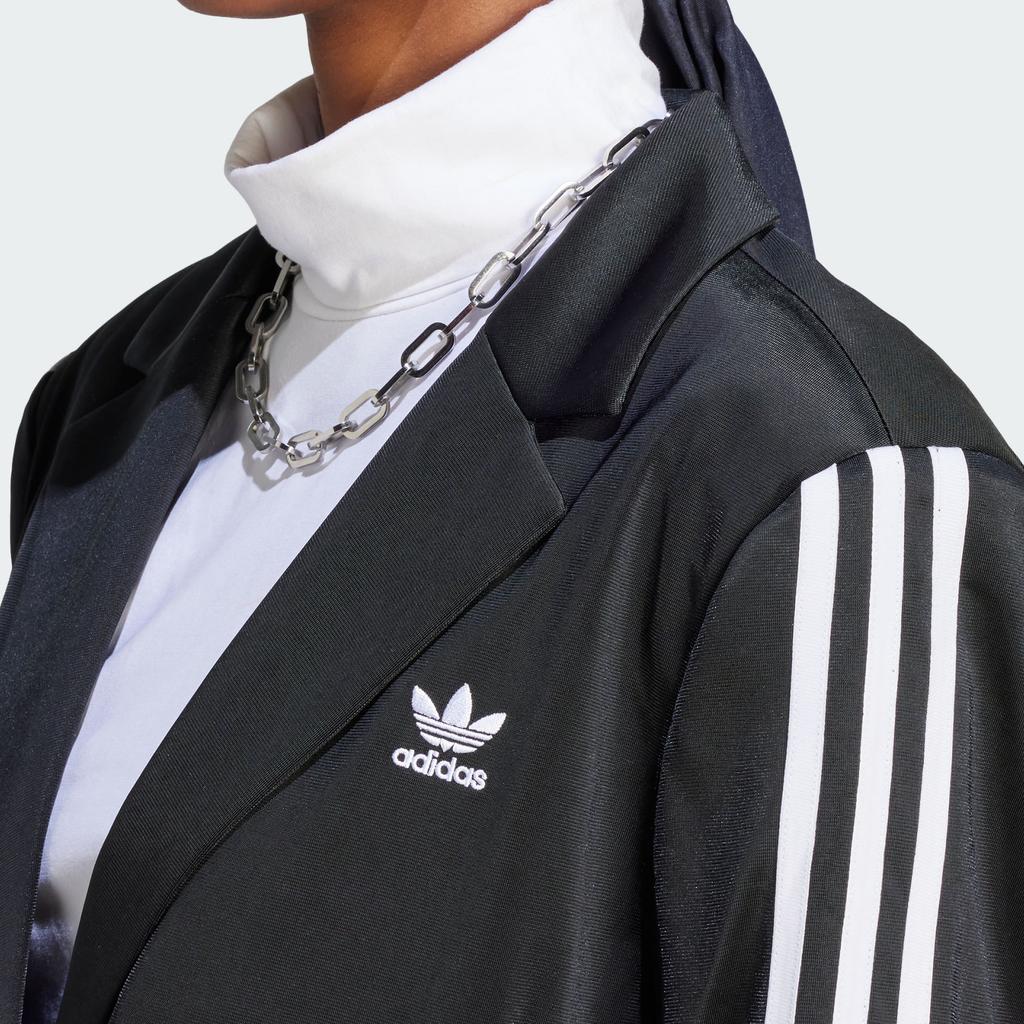 adidas Proužkovaný sako s vyšívaným logem IK0440