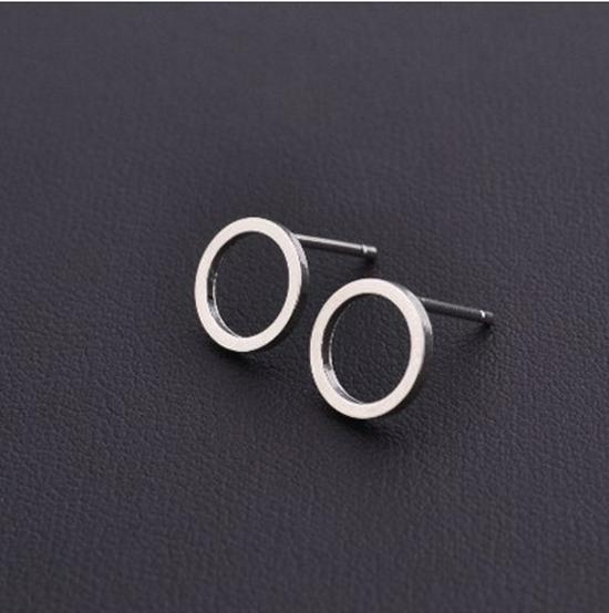 Trendy Geometric Earrings: Square, Circle, Triangle Designs