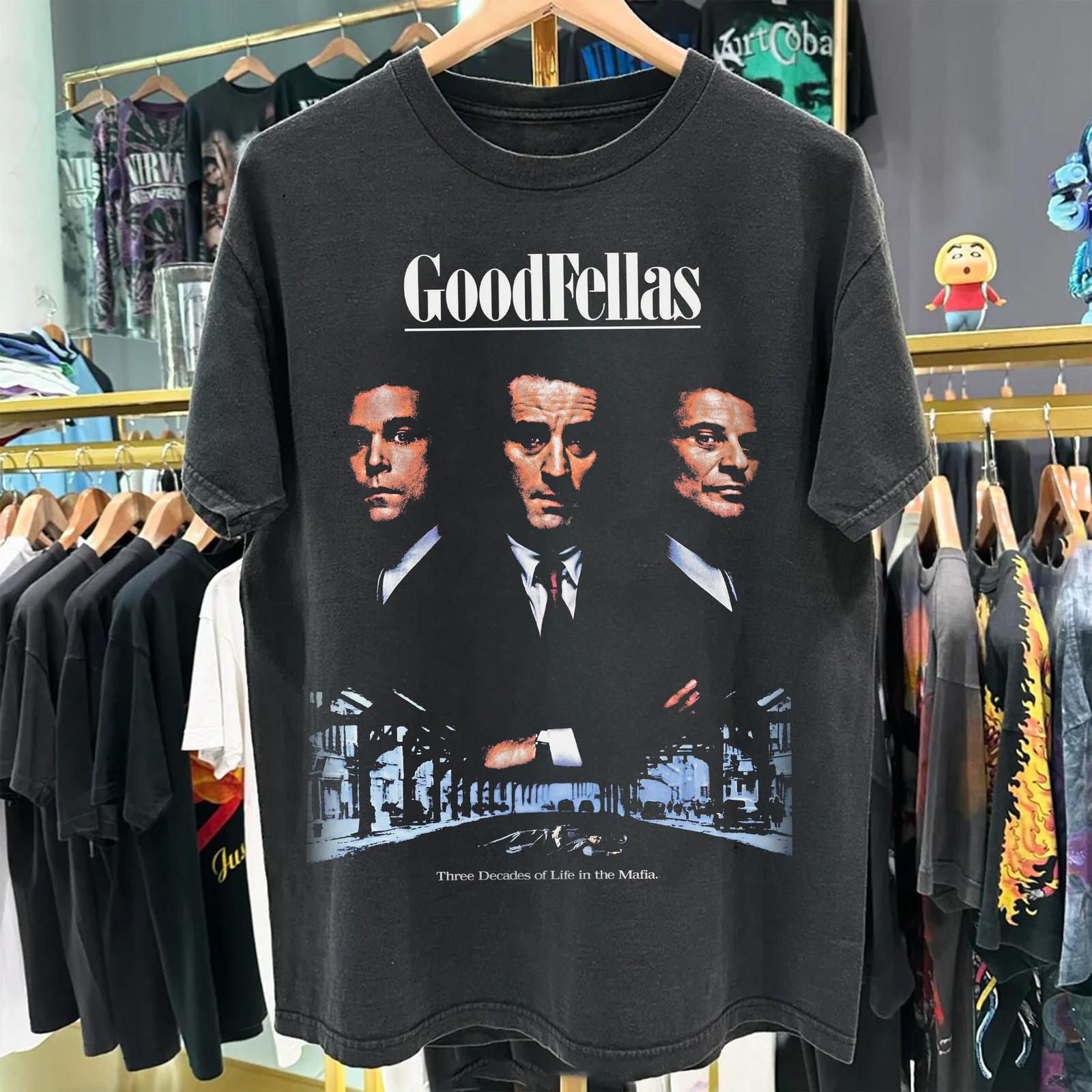 Goodfellas Washed T-Shirt Black M 3XL