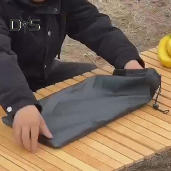 Stainless Steel Outdoor BBQ Grill Portable Folding Charcoal Grill with Glove Carry Bag Heavy Duty Camping Picnic Backyard Barbecue Grill