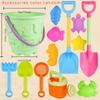 Kids Beach Sand Toy Set With Bucket Shovel And Animal Molds