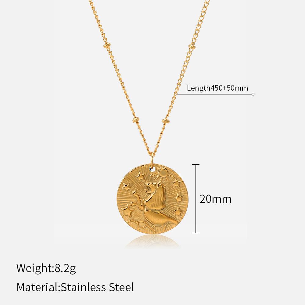 Moderne Sternbild-Anhänger-Halskette Minimalistisches Vielseitiges Kleines Design Schmuck