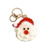 Christmas Mini Knitted Hat Keychains Knitted Gloves Christmas Hat Pendant Hat Hand-woven Christmas Gloves Keyrings Friends Gifts
