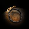 Exquisite Hummingbird Pearl Black Gold Ring Ladies Ring Party Jewelry Engagement Gift Bird Magpie Women's for Ring