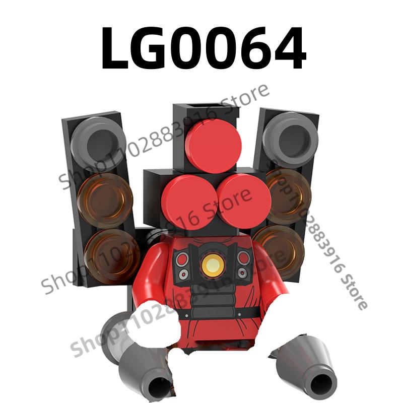 Non-Toxic Skibidi Toilet Man Building Blocks Moc Kdl818 Lg1009 House Accessories Titan Tv Monitor Speakman Figures Toys For Birthday Gift