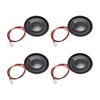 DMiotech 1W 8 Ohm 28mm Diameter DIY Magnetic Round Replacement for PH P Terminal for Electronic Use 4-Pack Speakers, Type, Built-in Speakers, 2.0/1.25