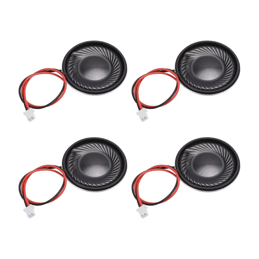 DMiotech 1W 8 Ohm 28mm Diameter DIY Magnetic Round Replacement for PH P Terminal for Electronic Use 4-Pack Speakers, Type, Built-in Speakers, 2.0/1.25