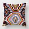 Home Decor Colorful Ethnic Pattern Digital Print Pillow Covers Pattern Cushion Cover Suitable for Sofa Bedroom Car Pillow Cover