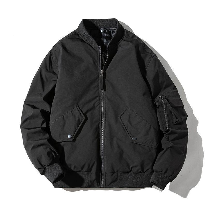 Men s Trendy Pilot Jacket: Thick Unisex Cotton Baseball Style for Autumn & Winter M (90-115 jin)