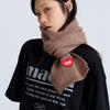 macni LOVE M KNIT MUFFLER COCOA