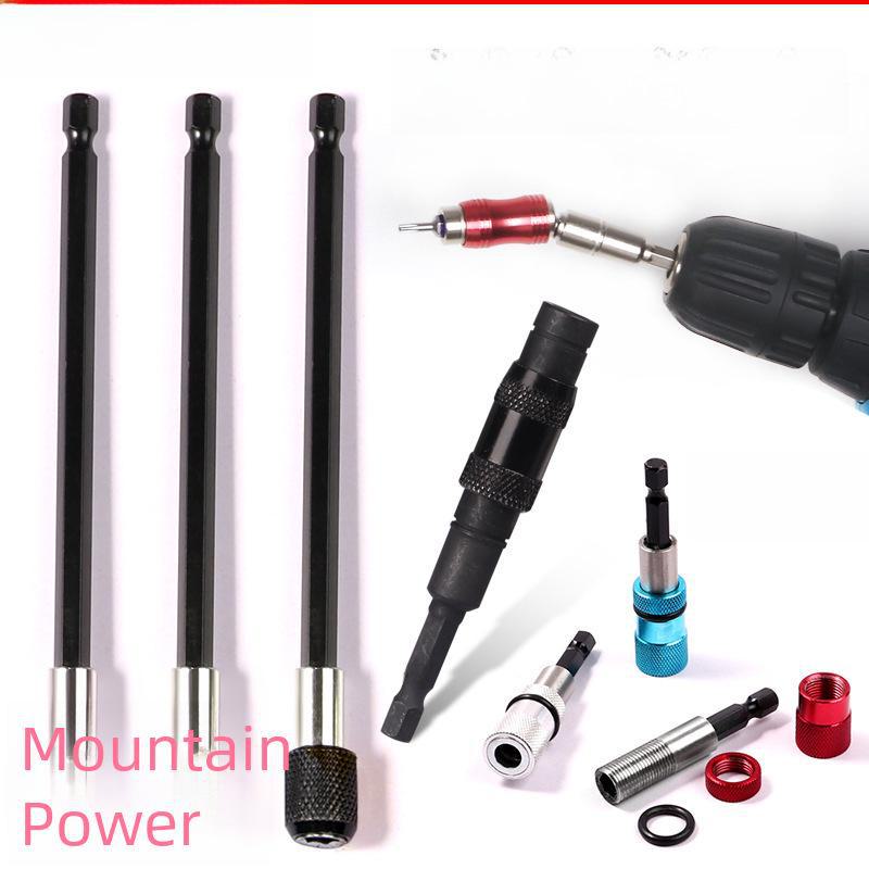 Hexagonal Quick Release Extension Rod for Electric Drills & Screwdrivers, Self-Locking, 1/4" Hex, Transfer Batch Head, 1 Piece