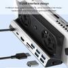 11/10/9 In1 For ROG Ally Game Console Dock Hub 4K 60Hz 1000Mbps Type-C USB 3.0 2.0 Gigabit Ethernet 1000Mbps Dock Stand PD 100W