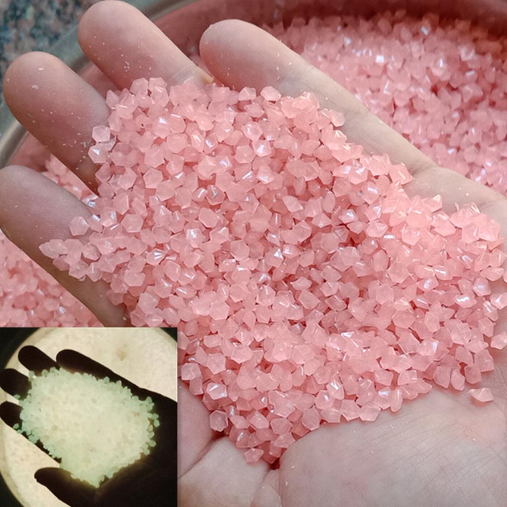 2000Pcs 3-5mm Luminous Sand Glow In Dark Pebbles Stone Home Garden Yard Outdoor Path Lawn Decorations Fish Tank Aquarium Decor