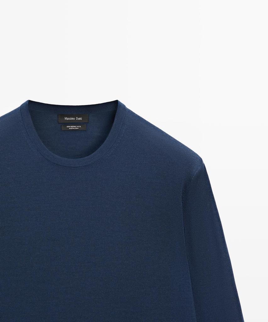 Masimodutti Merino Wool Knit Sweater