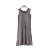 Qiansiniao Modal Built-in Bra Loungewear Dress