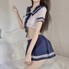 School Uniform Role-playing Costume, Cute Female Mini Skirt, Tight Fitting Shirt Set, Sexy Temptation, Pornographic Female Colle
