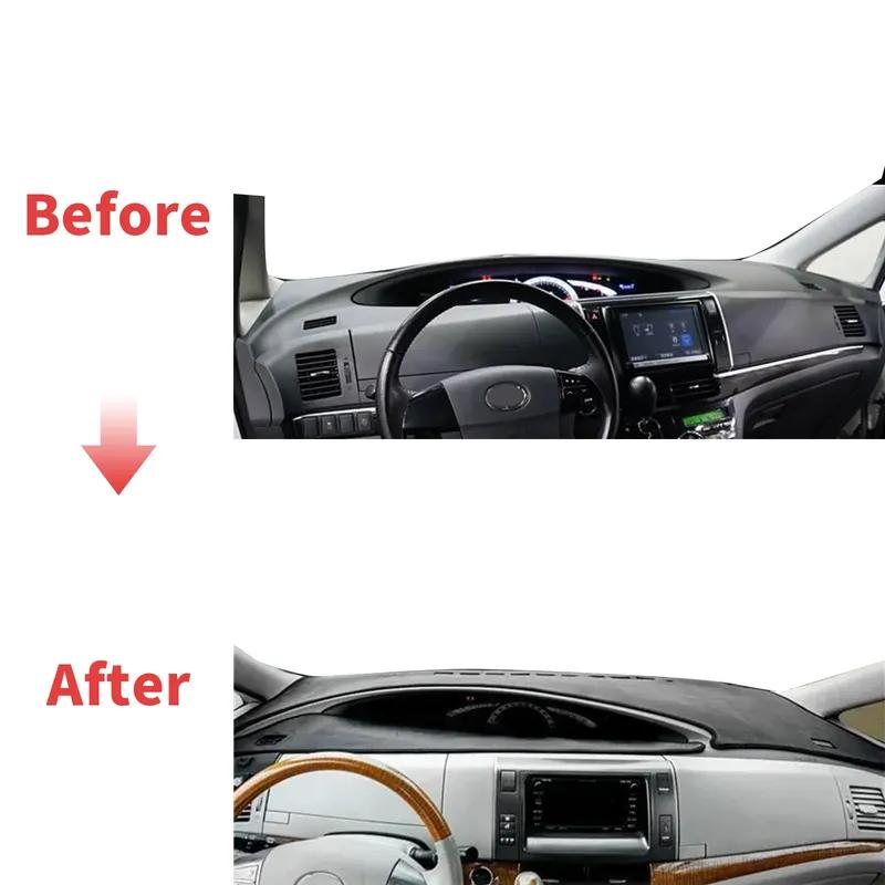 fit for Toyota Previa Estima Tarago 2006- XR50 Dashmat Dashboard Cover Pad Protective Carpet DashMat Sunshade Accessories