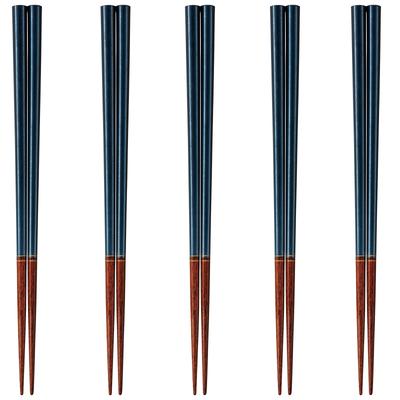 Happy Set of Made In PID4142 J-kitchens Chopsticks, 5, Material Wood, Chopsticks, Japan,