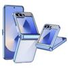 Coque Galaxy Z Flip 8 avec Anneau Support Rotatif à 360° Compatible Chargement sans Fil 7 6 PC Plaqué Protection