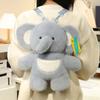 Bambola Peluche Animale Carina e Affascinante Zaino Panda Procione Lupo Orso Rana Capibara Pinguino Elefante Zaino Peluche Gentile Regalo Progettato Per