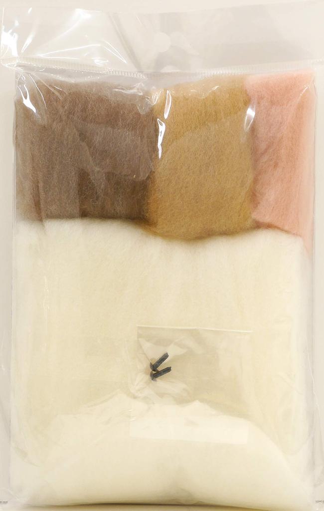 Hamanaka Aclaine Wool Felting Cute Dog Cat Ragdoll Kit & H441-537