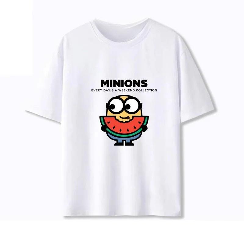 

Potdemiel Summer Children s T-Shirt Cute Minion Fun Print Outdoor Travel Fashion Trend 100