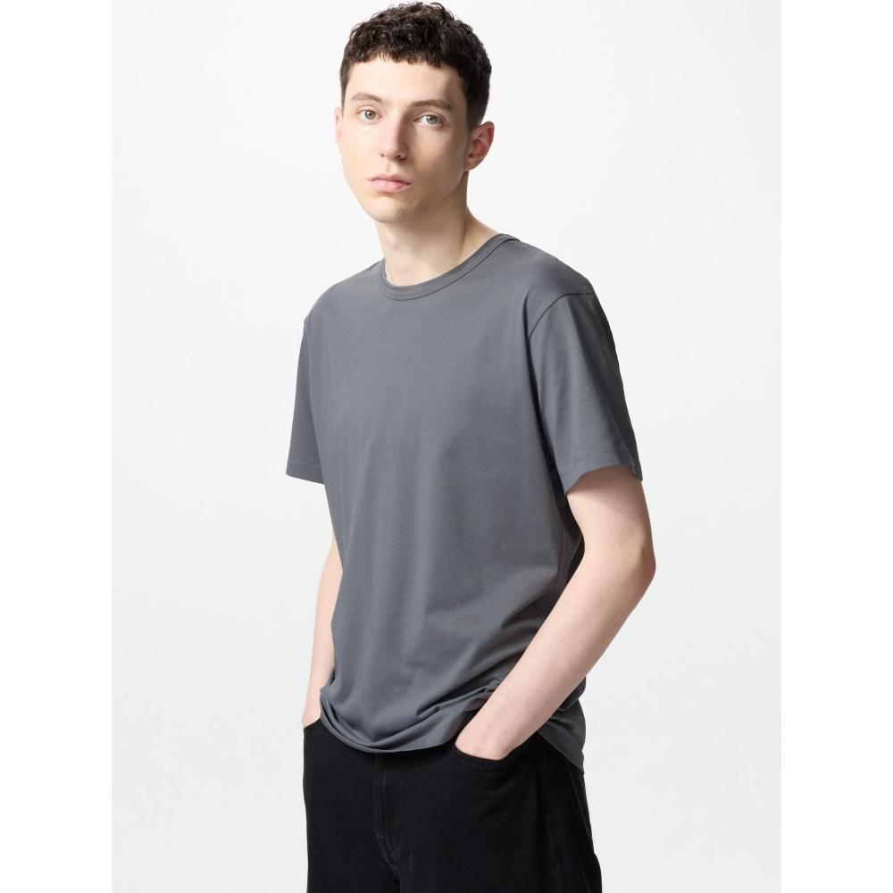 Uniqlo Airism CoTTon Crew Neck T  shorT Sleeve