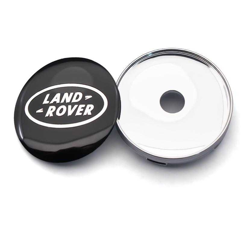 4x 56mm 3D ABS Sticker 60mm Aluminum Base Car Wheel Center Hub Cap For Land Rover Range Rover Sport L322 L405 SVR Accessories BQ0