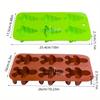 1PC Silicone Baking Mold Chocolate Christmas Tree Silicone Mold Christmas Party Gingerbread Chocolate Mold