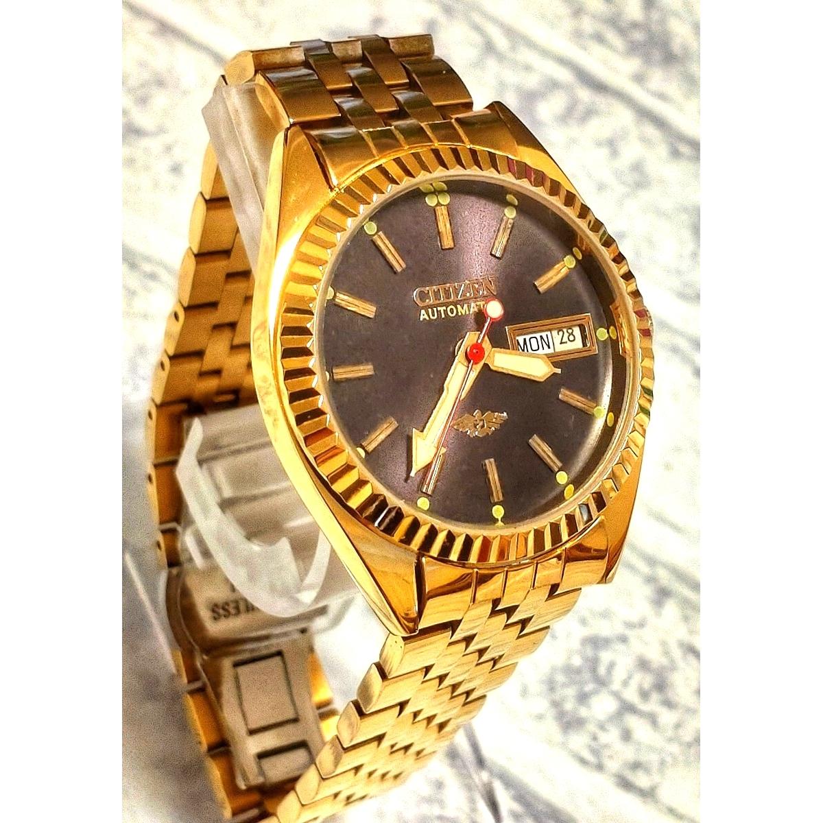 Good Condition Working CITIZEN AUTOMATIC Men s Watch Automatic Gold Day Date Vintage